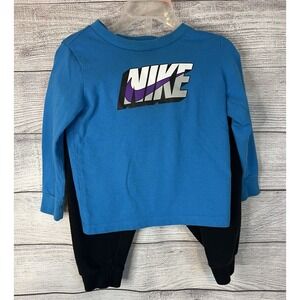 NIKE Baby/Toddler Boys Jogger Set; T-Shirt & Joggers; Size 24 Months
